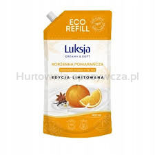 Luksja Creamy & Soft Kremowe mydło w płynie Korzenna Pomarańcza, zapas 900ml