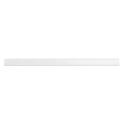 Listwa zaciskająca DONAU, PVC, A4, 4mm, do 40 kartek, biała