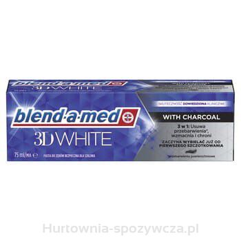 Blend-A-Med 3D White With Charcoal Pasta Do Zębów 75 Ml