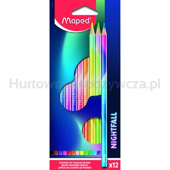 Kredki Maped Nightfall 12 Szt.