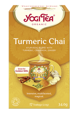 Herbatka Złoty Chai Z Kurkumą (Turmeric Chai) Bio (17 X 2 G) 34 G - Yogi Tea [BIO]