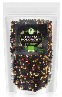 Pieprz Kolorowy Ziarno (Uzupełnienie) Bio 160 G - Dary Natury [BIO]