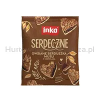 Inka Serdecznie Owsiane serduszka musli z czekoladą 50g