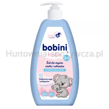 BOBINI BABY Żel do mycia ciała i włosów 500ml