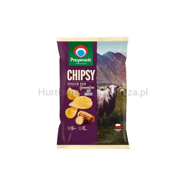 Przysnacki Chipsy Spacer Pod Giewontem O Smaku Sera Górskiego 30 G