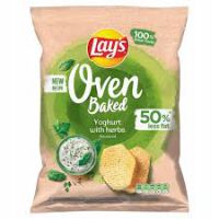 Lay's Oven Baked Chipsy o smaku Jogurtu z ziołami 40g