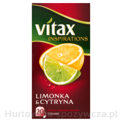 Herbata Vitax Inspirations Limonka&AmpCytryna 20 Torebek X 2G