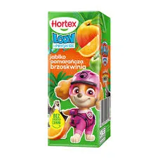 Hortex Napój Wieloowocowy Mix Smaków. Napój Jabłko, Wiśnia, Truskawka, Napój Jabłko, Gruszka, Mango, Napój Jabłko, Pomarańcza, Brzoskwinia Karton 200Ml