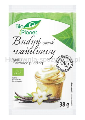 Budyń O Smaku Waniliowym Z Wanilią Bourbon Bio 38 G - Bio Planet [BIO]