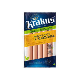 Parówki 100% z kurczaka 185g Krakus
