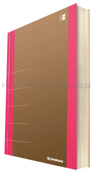 Donau Notatnik Life, Organizer, 165X230Mm, 80 Kart., Różowy 