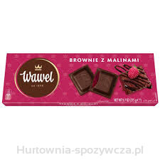 Wawel Czekolada Brownie z malinami 275g