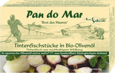 Kałamarnica Humboldta W Bio Oliwie Z Oliwek Extra Virgin 120 G (90 G) - Pan Do Mar [BIO]