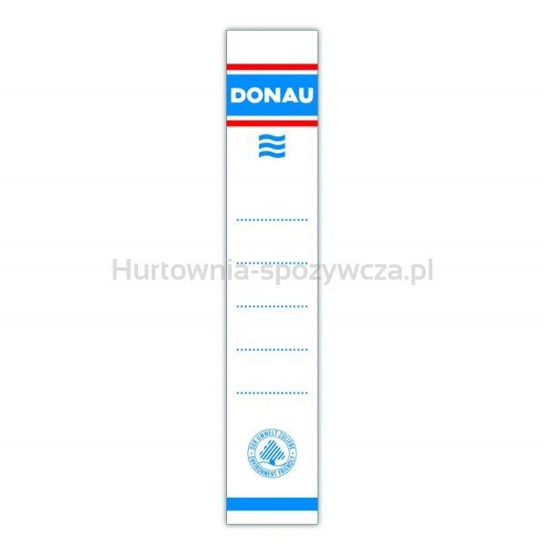 Donau Etykiety wsuwane do segregatora 28x153mm, dwustronne, 20szt. 