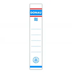 Donau Etykiety Wsuwane Do Segregatora 28X153Mm, Dwustronne, 20Szt. 