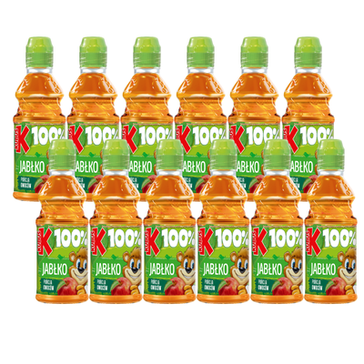 Kubuś 100% Sok Jabłko 300 Ml X12 szt