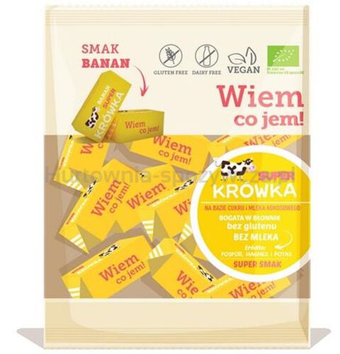 Krówki bezmleczne bananowe BEZGL. BIO 150 g