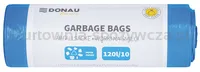 Worki na śmieci DONAU HOME, do segregacji, papier (LDPE), 120l, 10 szt., niebieskie - 3