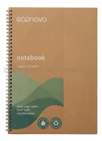 Kołonotatnik ECONOVO, z recyklingu, A4, 80 kart., 70gsm, naturalny - 5
