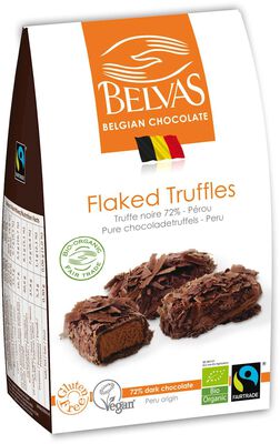 Belvas Czekoladki Belgijskie Trufle Z Gorzką Czekoladą Fair Trade Bezglutenowe Bio 100 G [BIO]