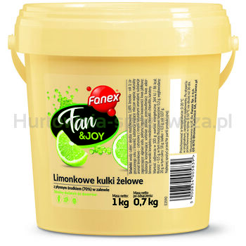 Fanex FanJoy Limonkowe Kulki Żelowe 1 Kg/0,7 Kg