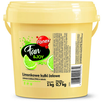 Fanex FanJoy Limonkowe Kulki Żelowe 1 Kg/0,7 Kg