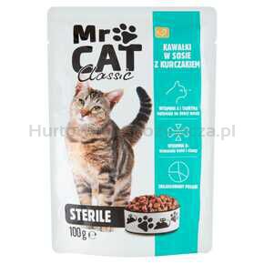 Karma Kot Mr Cat Sterile 100 G Mw Dobry Wybór Sasz
