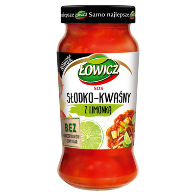 Łowicz Sos Słodko-Kwaśny Z Limonką 500 G