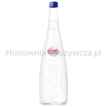 Woda Evian Gazowana Szkło 750Ml