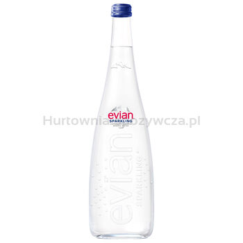 Woda Evian Gazowana Szkło 750Ml