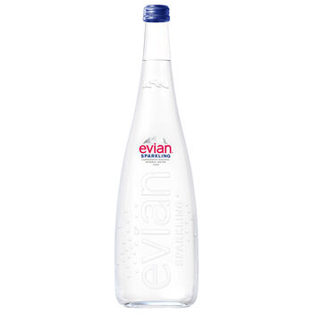 Woda Evian  Gazowana Szkło 750Ml