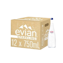 Woda Evian Gazowana Szkło 750Ml