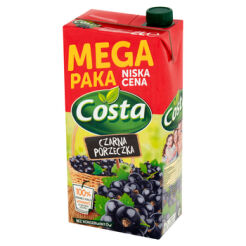 Costa Czarna Porzeczka Napój Karton 2 L