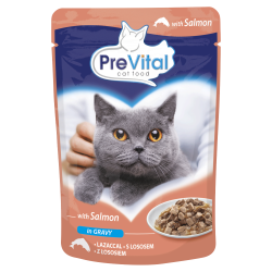 Prevital Sterile Pełnoporcjowa Karma Dla Kotów Z ŁoSosiem W Sosie 100G