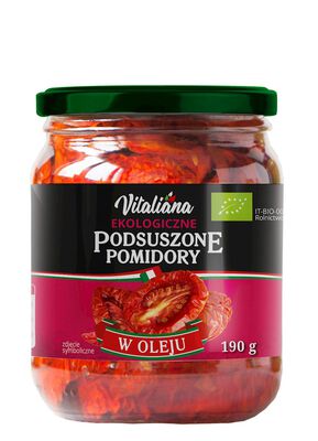 Pomidory Podsuszone W Oleju Bio 190 G - Vitaliana [BIO]