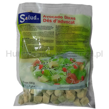 Salud Awokado Hass Kostka 15X15Mm Mrożone 500G