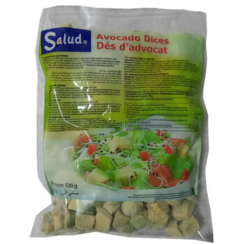 Salud Awokado Hass Kostka 15X15Mm Mrożone 500G