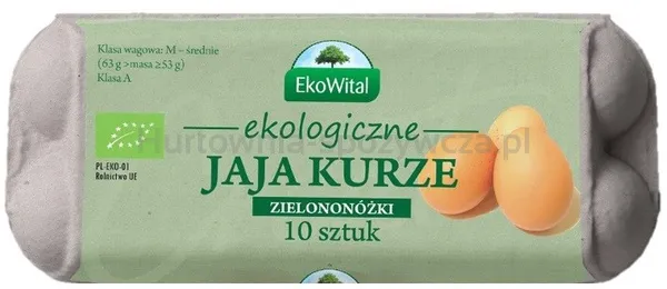 Jaja Zielononóżki Bio ( 10 Szt)