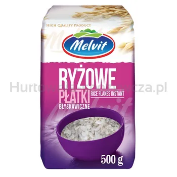 Melvit Płatki ryżowe błyskawiczne 500g