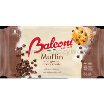 Balconi muffinki z kawałkami czekolady 6 x 40g