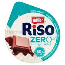 Müller Deser Ryżowy Riso Zero Mix Smaków Cynamon, Klasyczny, Wiśnia, Czekolada 200G
