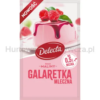 Delecta Galaretka Mleczna Malina 60 G
