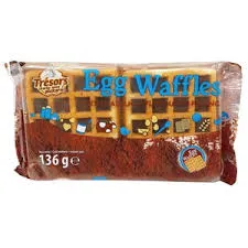 Gofry Tresors Z Nadzieniem O Smaku Orzechów Laskowych 136G