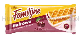 Familijne Gofrowe O Smaku Wiśniowym 140G