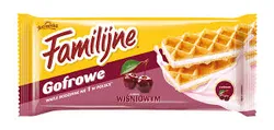 Familijne Gofrowe O Smaku Wiśniowym 140G