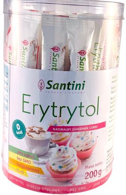 Santini Erytrytol W Saszetkach Bezglutenowy (40 X 5 G) 200 G [BIO]