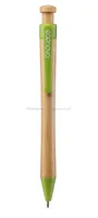 Długopis ECONOVO, obudowa 100% z biodegradowalnego bambusa, 1,0 mm, 2 szt., naturalny - 4