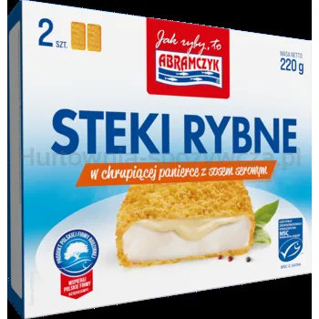Abramczyk Steki Rybne Z Sosem Serowym 220 G