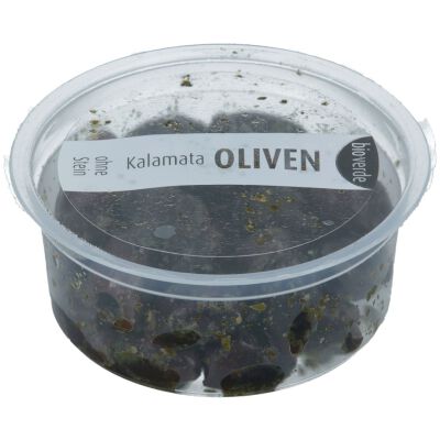 Oliwki Czarne Kalamata Bez Pestek Z Ziołami Bio 80 G - Bio Verde [BIO]