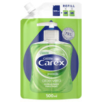 Carex Mydło W Płynie Aloe Vera Antybakteryjne 500Ml Opakowanie Uzupełniające